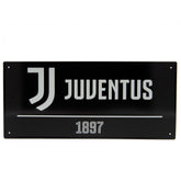Juventus plaat 1897 zwart 40 x 18 cm